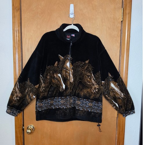 Vintage mazmania horse fleece - vintage,